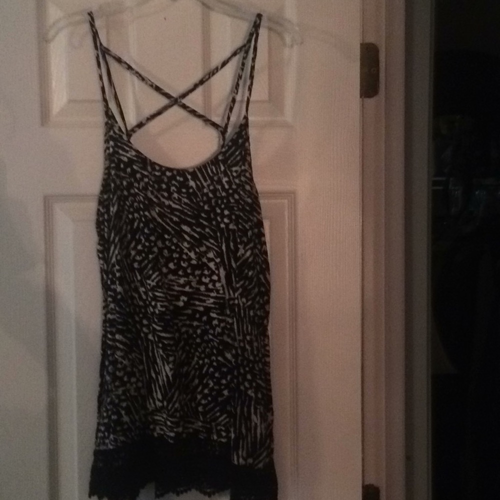 Black and White Tank